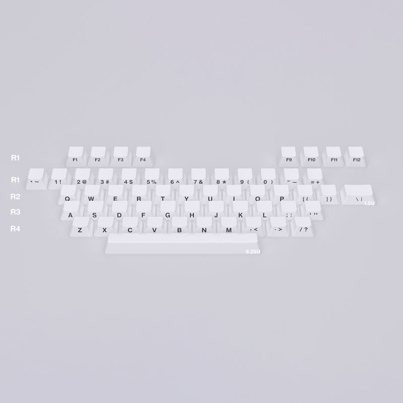 Ceramic Keycap Split Kit-Alphas