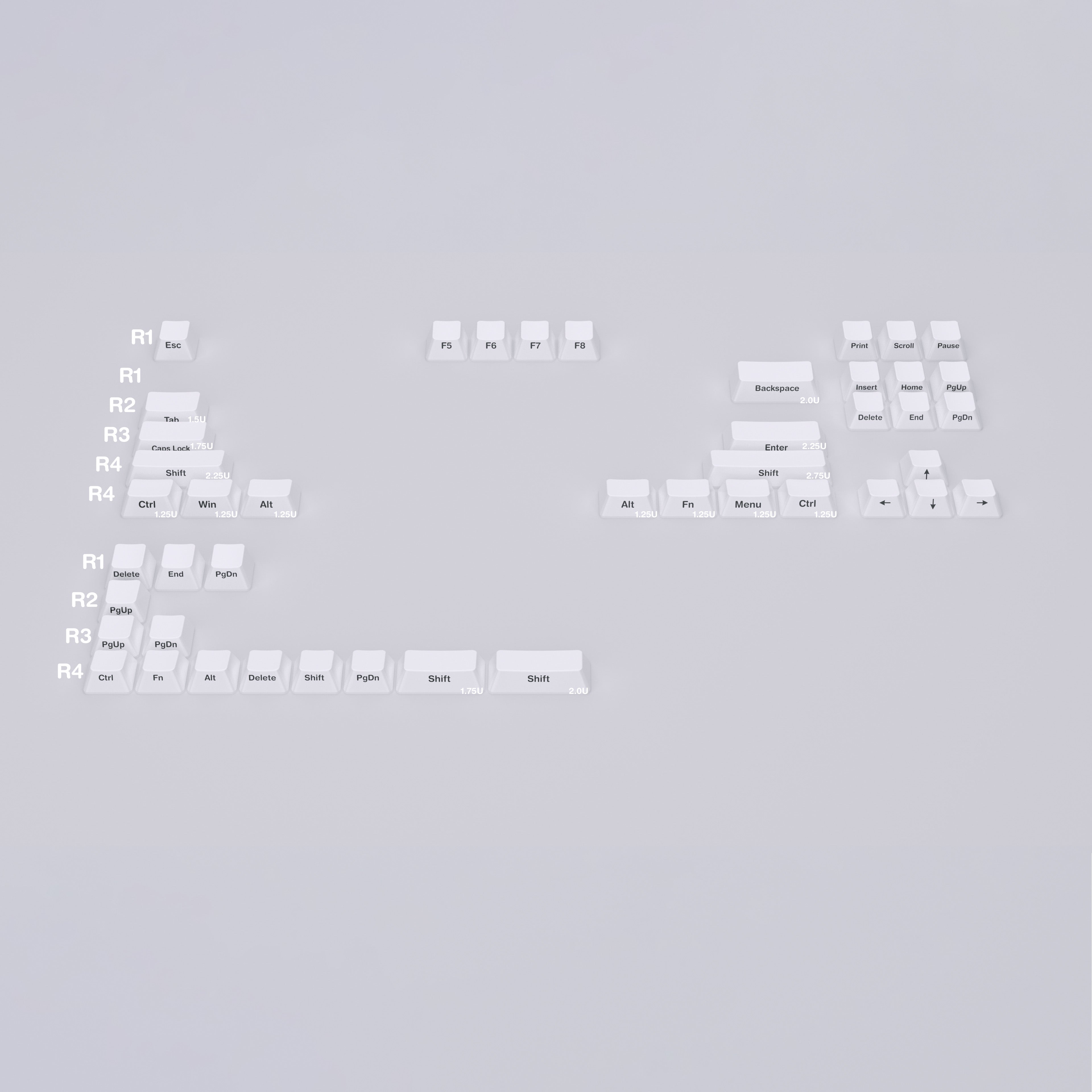 Ceramic Keycap Split Kit-Modifier