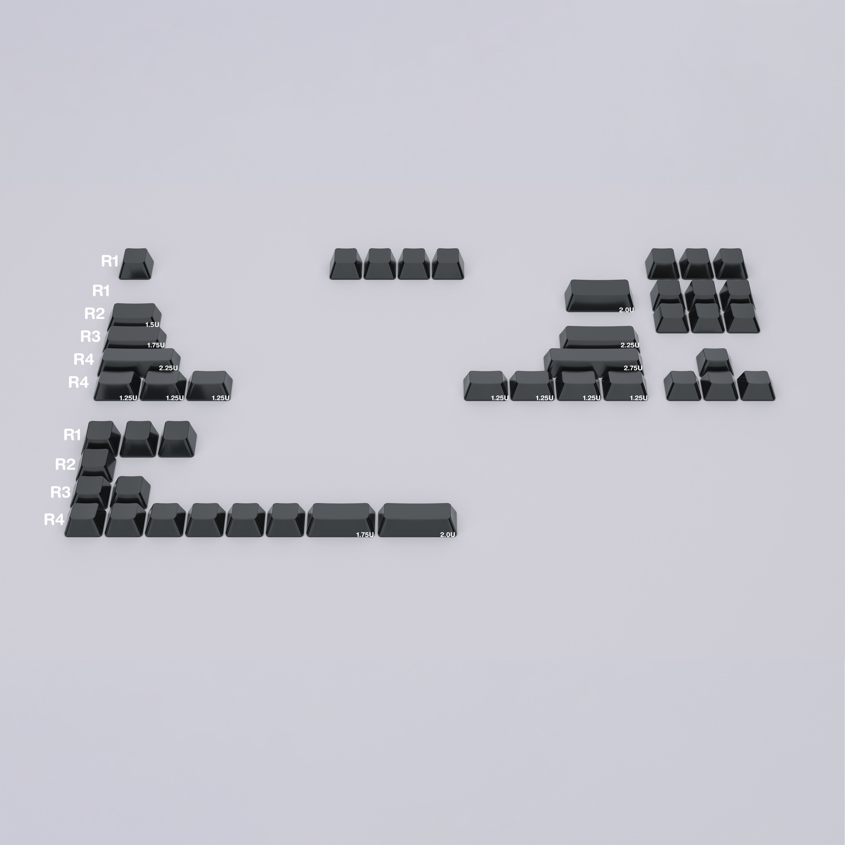 Ceramic Keycap Split Kit-Modifier