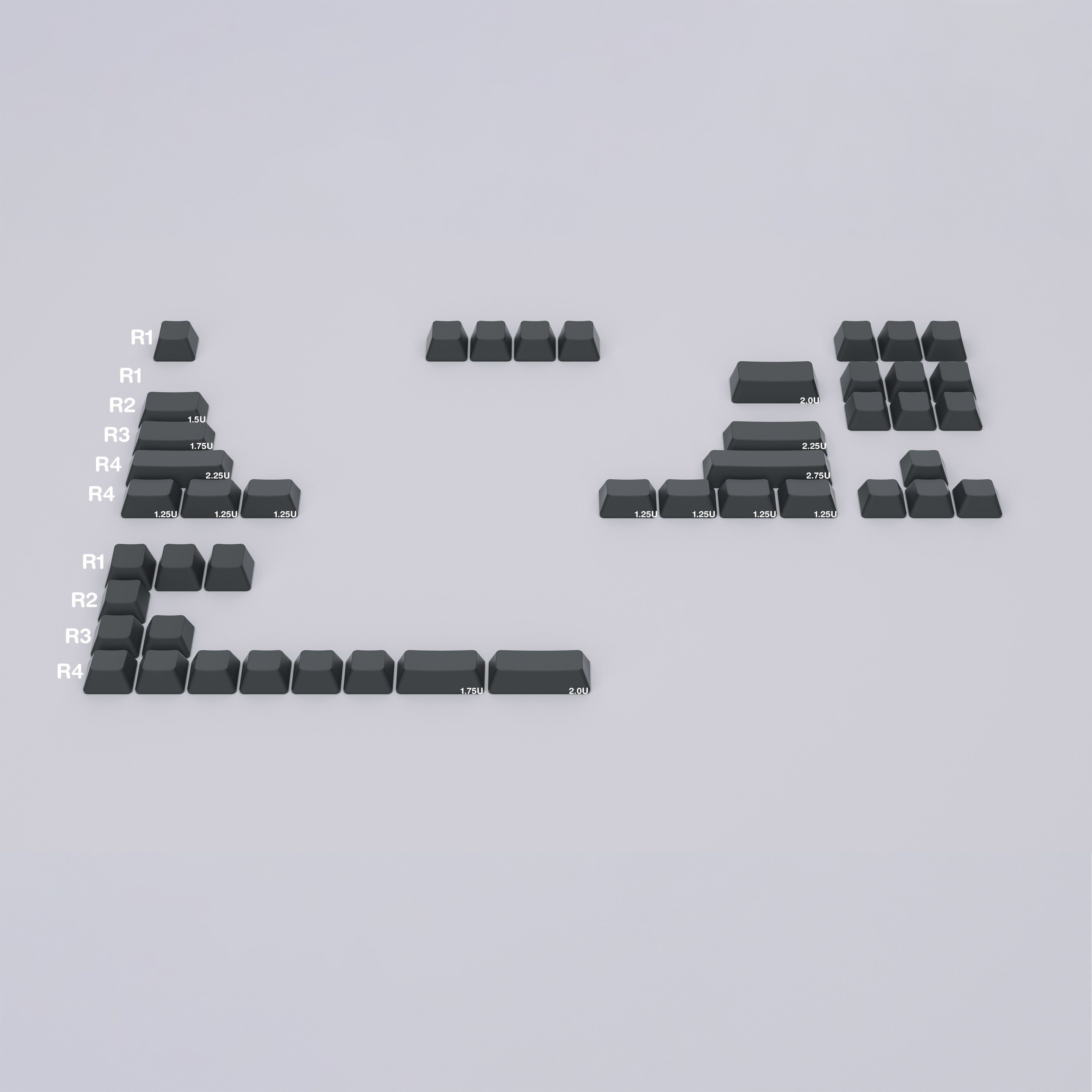 Ceramic Keycap Split Kit-Modifier