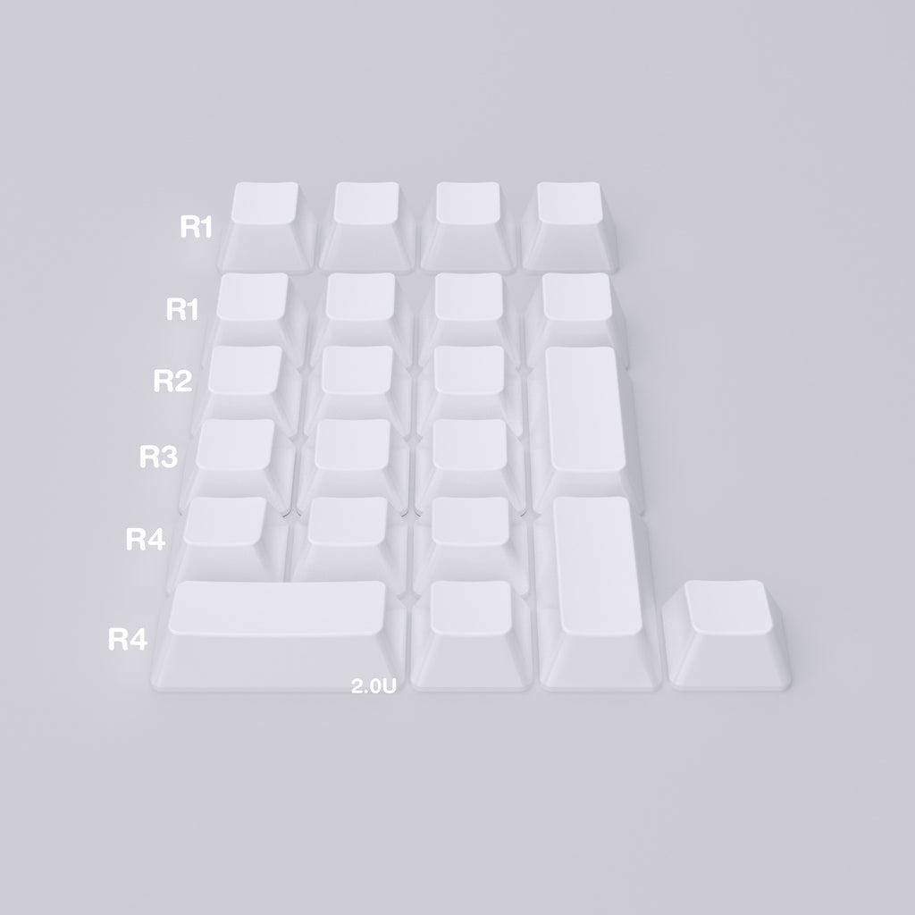 Ceramic Keycap Split Kit-Numpad