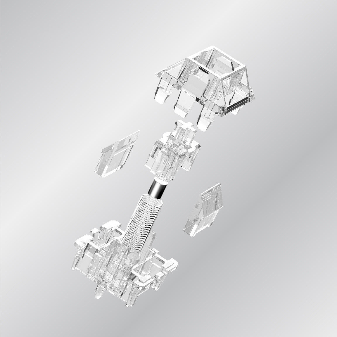 Locus64 HE Magnetic Keyboard PCB(Pre-Built Switches) - Dual LED